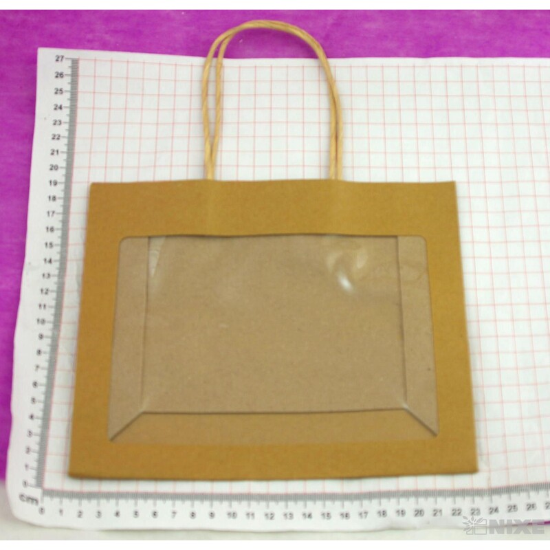 TAŠKA H OKNO 18x22x7,5cm*PŘÍRODNÍ