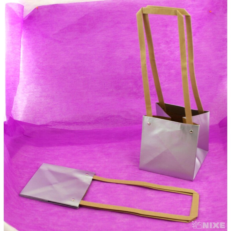 TAŠKA H 43x10x9,5cm*STŘÍBRNÁ