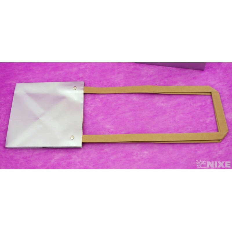 TAŠKA H 43x10x9,5cm*STŘÍBRNÁ