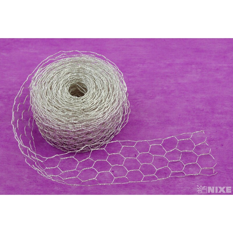 STUHA DRÁT 50mmx10m*STŘÍBRNÁ