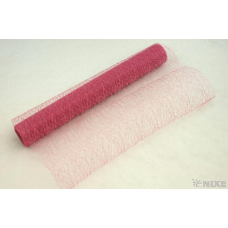 SPIDER ORGANZA 39cmx5yd*STARORŮŽOVÁ