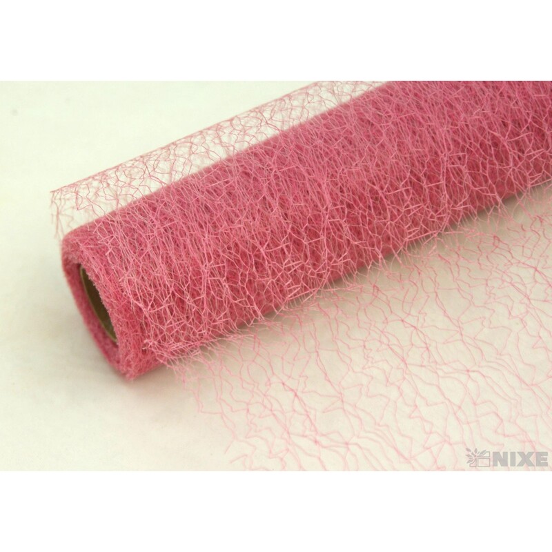 SPIDER ORGANZA 39cmx5yd*STARORŮŽOVÁ