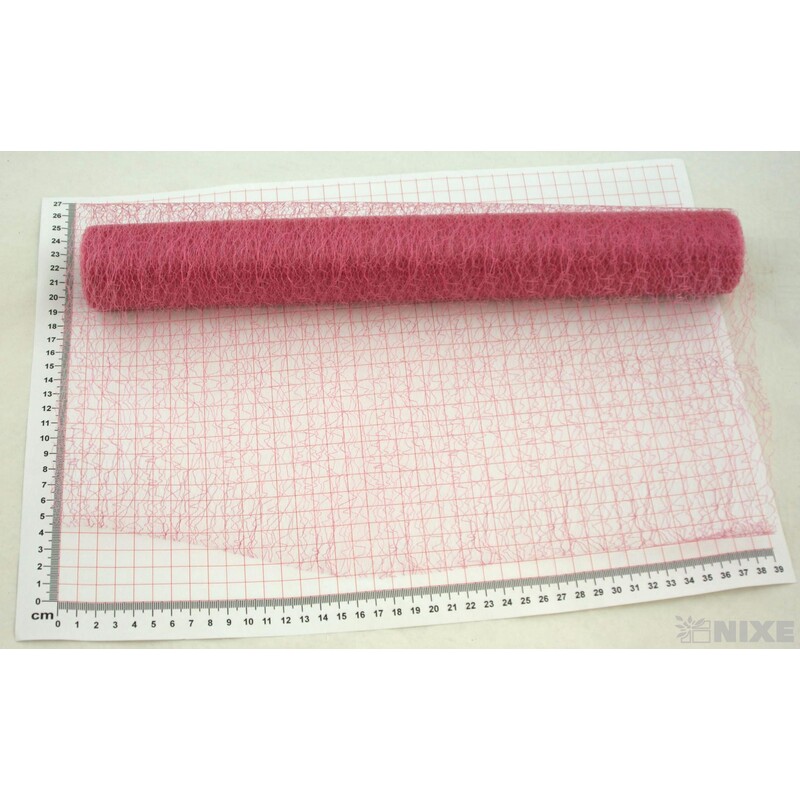 SPIDER ORGANZA 39cmx5yd*STARORŮŽOVÁ