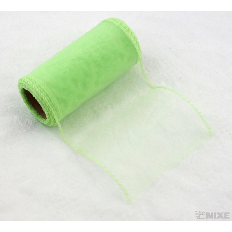 ORGANZA 12cmx8m*ZELENÁ SV.