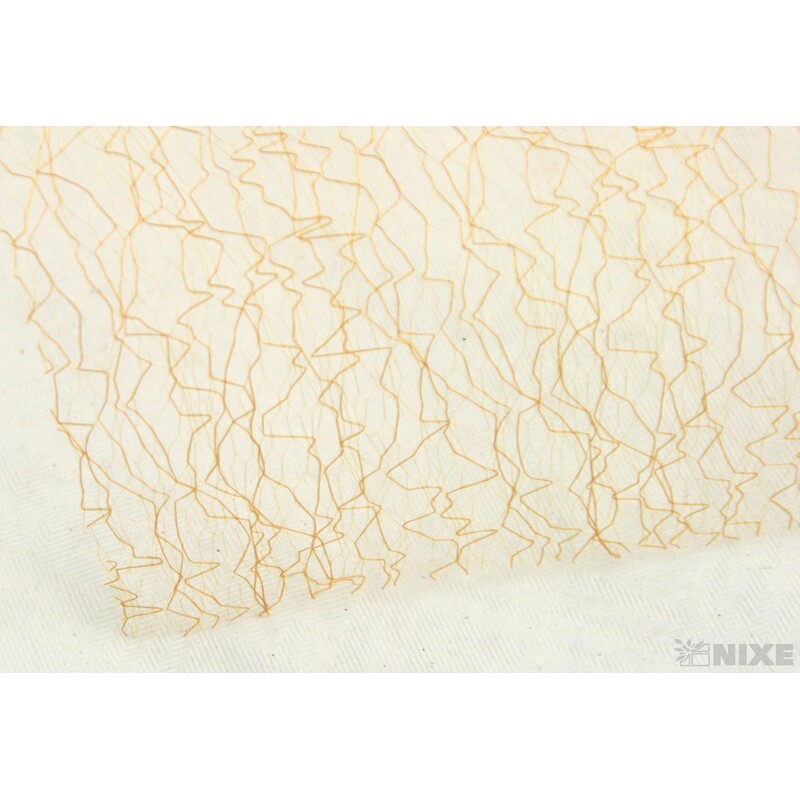 SPIDER ORGANZA 39cmx8m*ZLATÁ