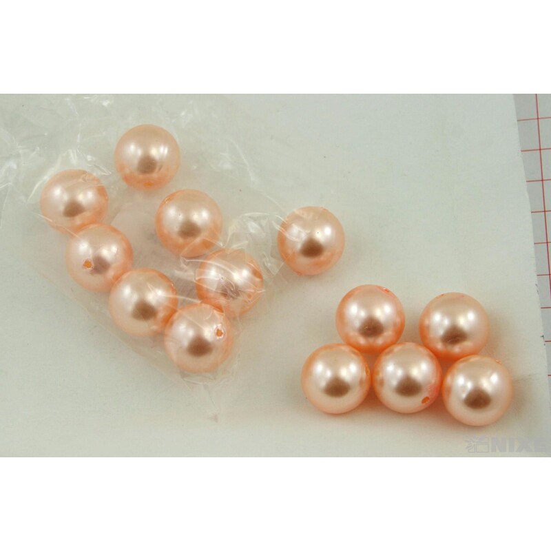 KORÁLKY 20mm 12ks*MERUŇKOVÁ