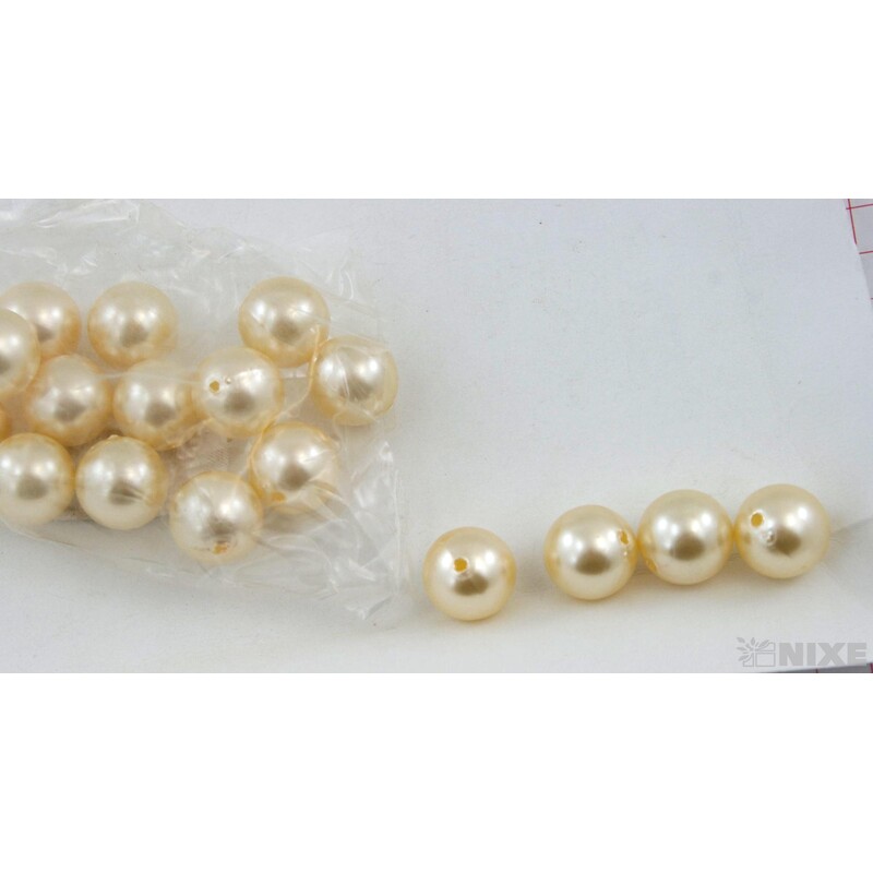 KORÁLKY 20mm 12ks*MERUŇKOVÁ