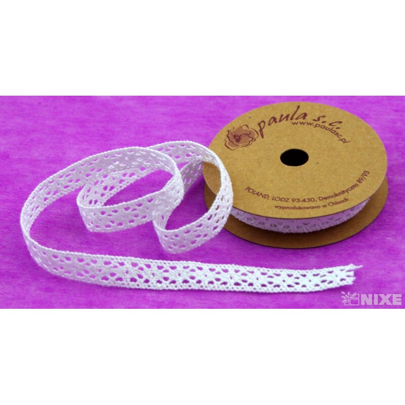 STUHA KRAJKA 12mmx5yd*BÍLÁ