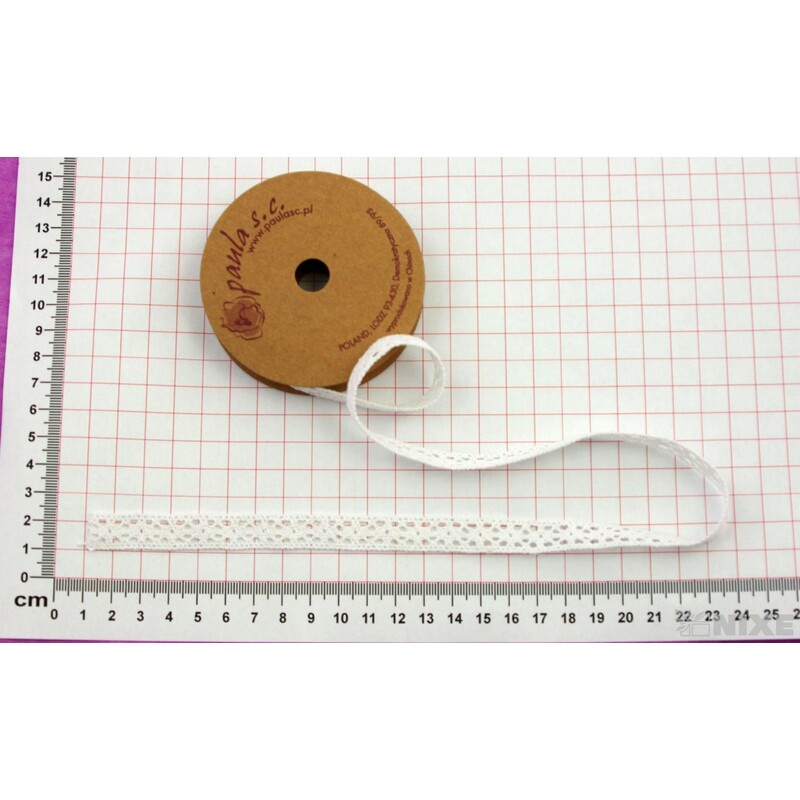 STUHA KRAJKA 12mmx5yd*BÍLÁ