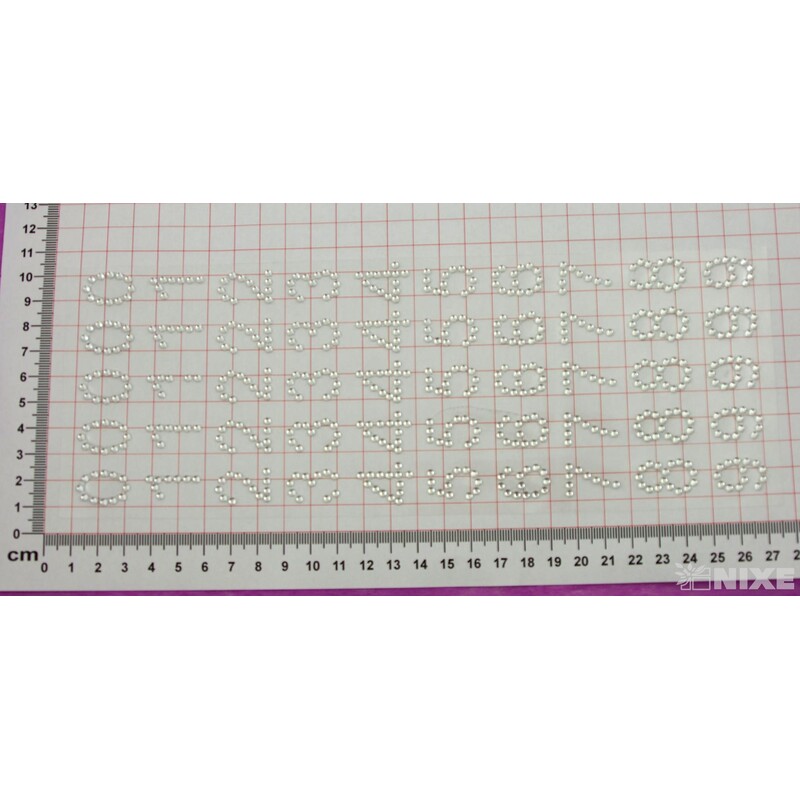 ČÍSLA NALEPOVACÍ 2cm*PRŮHLEDNÁ