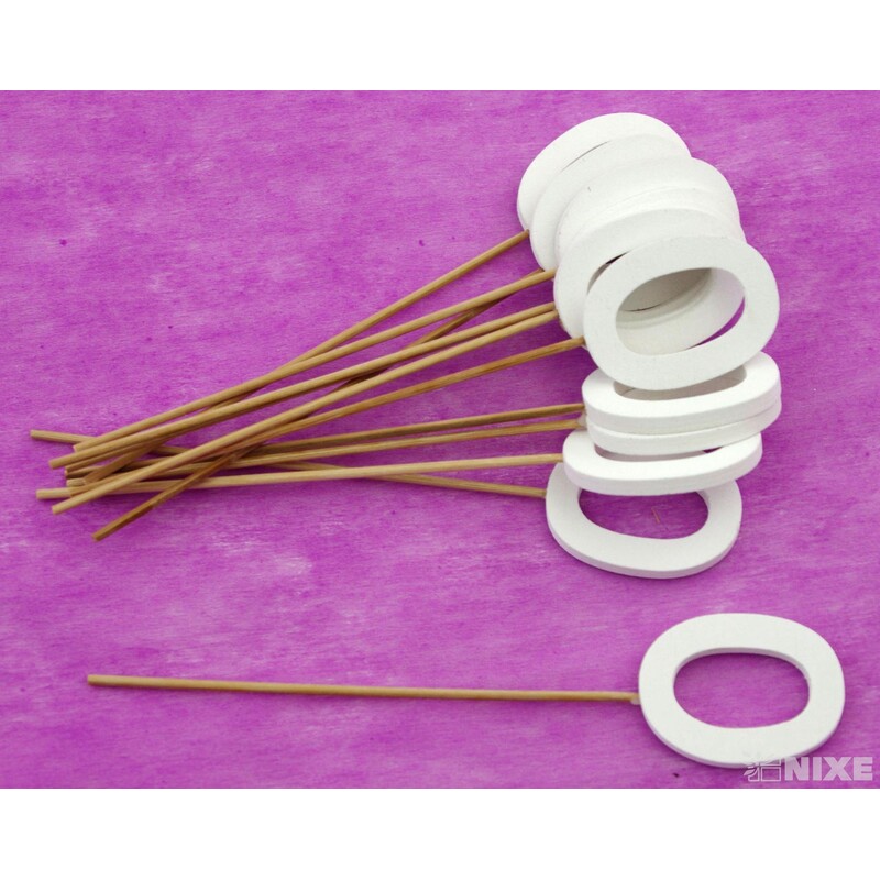 ZÁPICH ČÍSLO 0 12ks 5x19cm*BÍLÁ