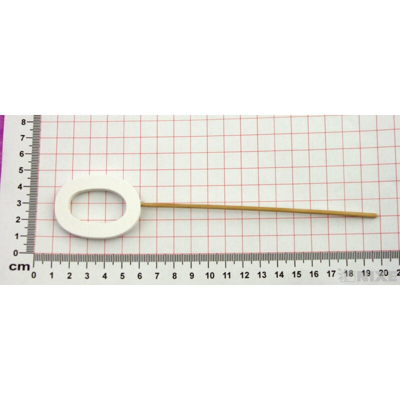 ZÁPICH ČÍSLO 0 12ks 5x19cm*BÍLÁ