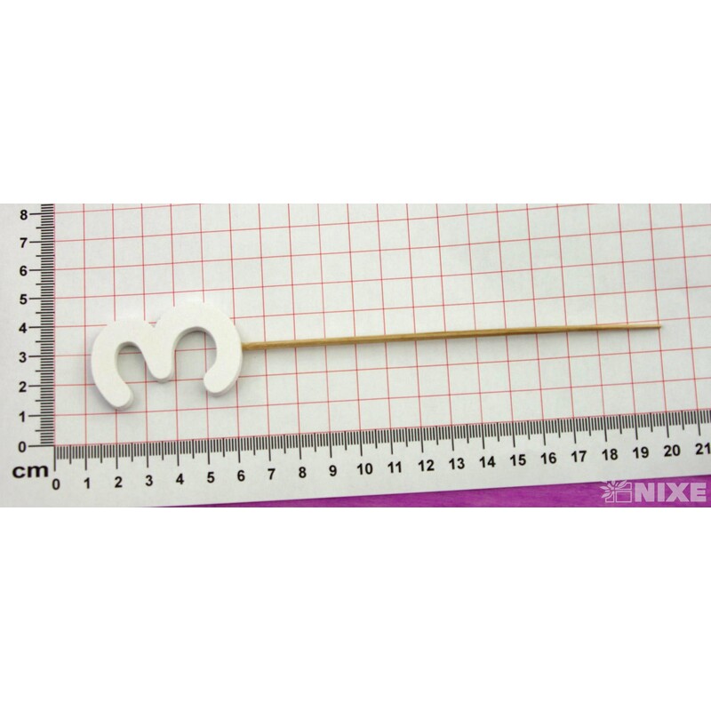 ZÁPICH ČÍSLO 3 12ks 5x19cm*BÍLÁ