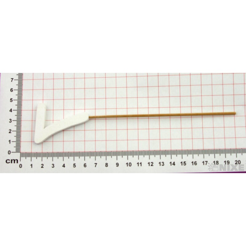 ZÁPICH ČÍSLO 7 12ks 5x19cm*BÍLÁ