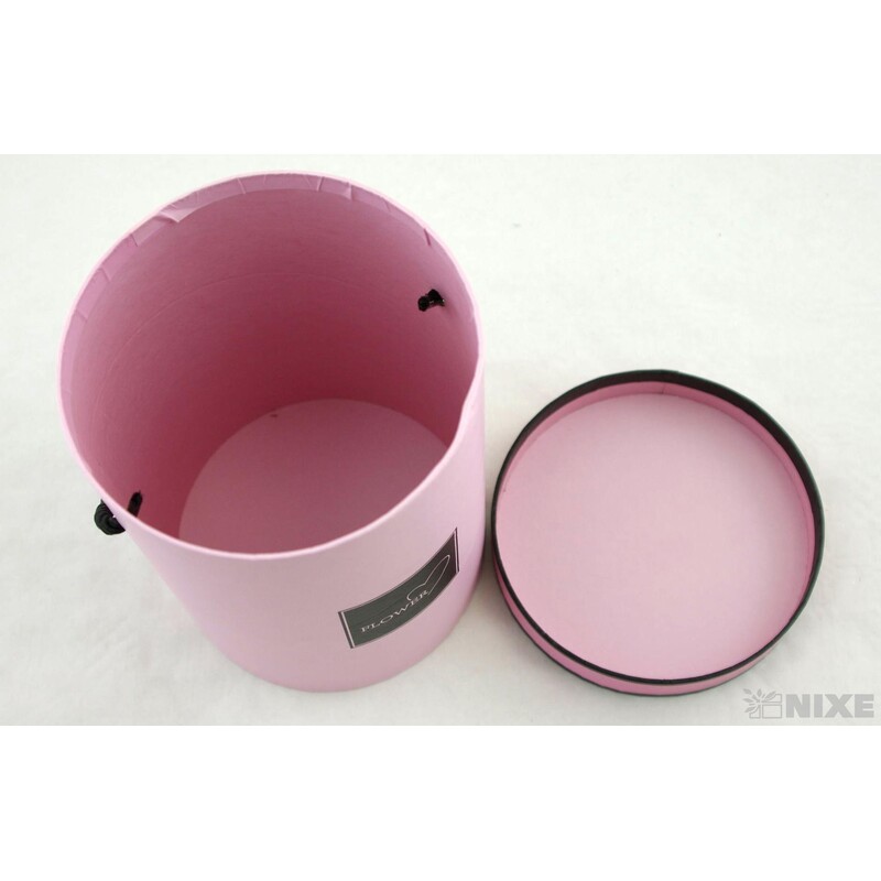 KVĚTINOVÝ BOX pr. 13x18cm*RŮŽOVÁ