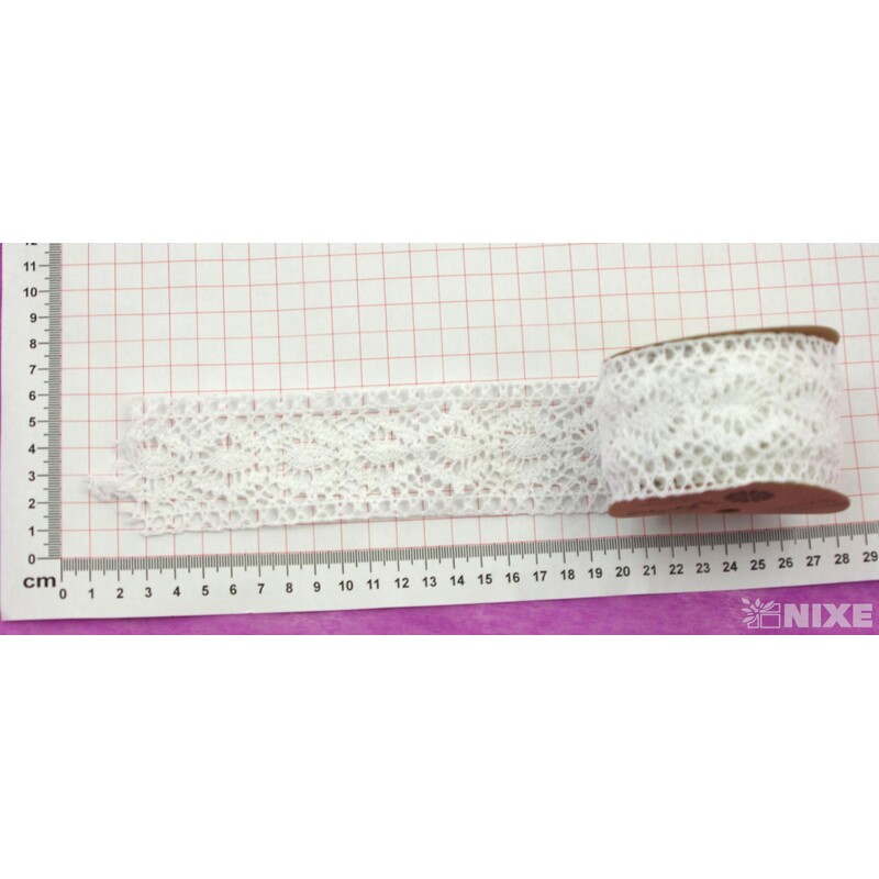 STUHA KRAJKA 50mmx5yd*BÍLÁ