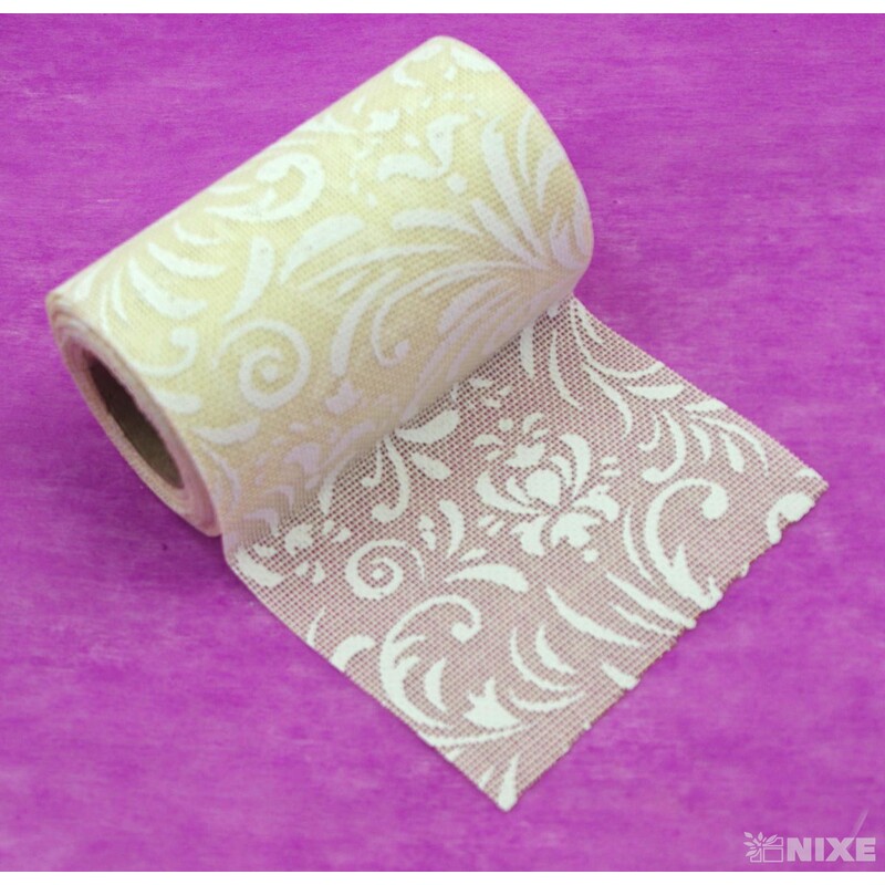 STUHA JUTA TISK 5 120mmx5m*BÍLÁ