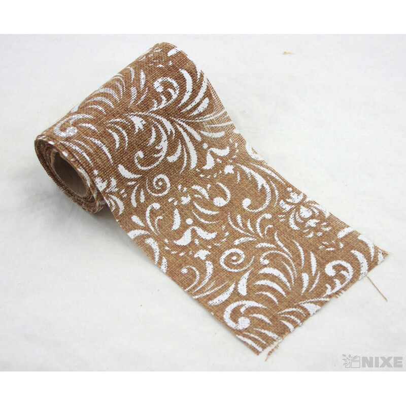 STUHA JUTA TISK 5 120mmx5m*PŘÍRODNÍ