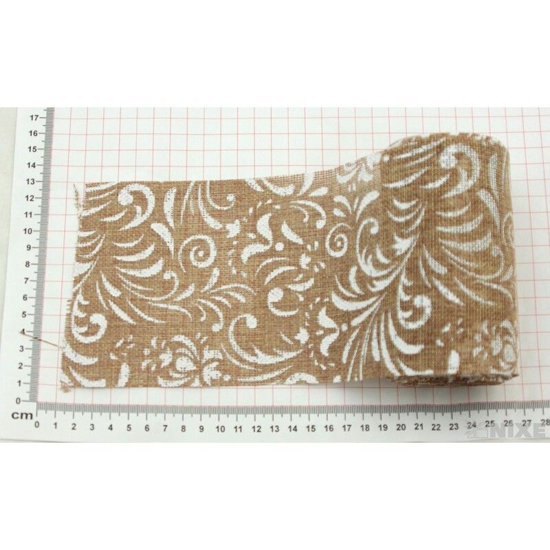 STUHA JUTA TISK 5 120mmx5m*PŘÍRODNÍ