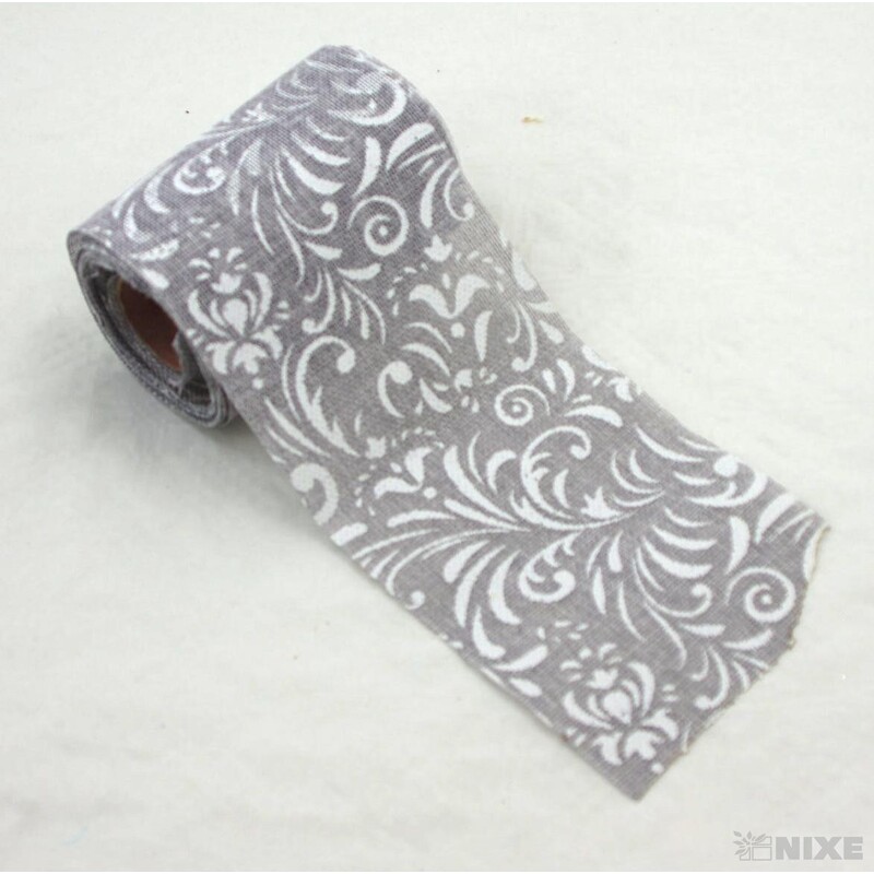 STUHA JUTA TISK 5 120mmx5m*ŠEDÁ