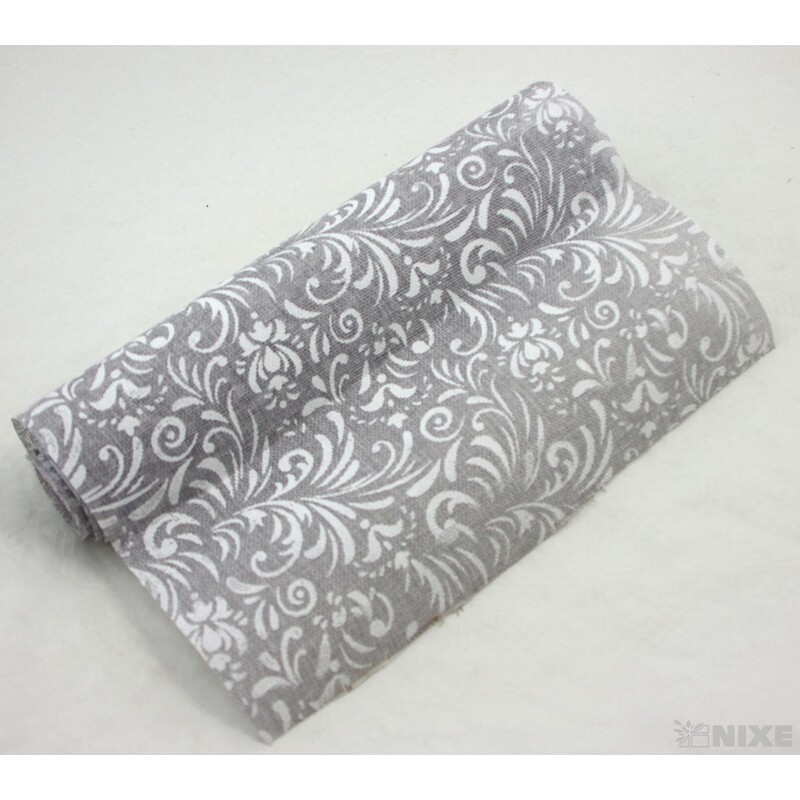 ROLE JUTA TISK 36cmx3m*ŠEDÁ