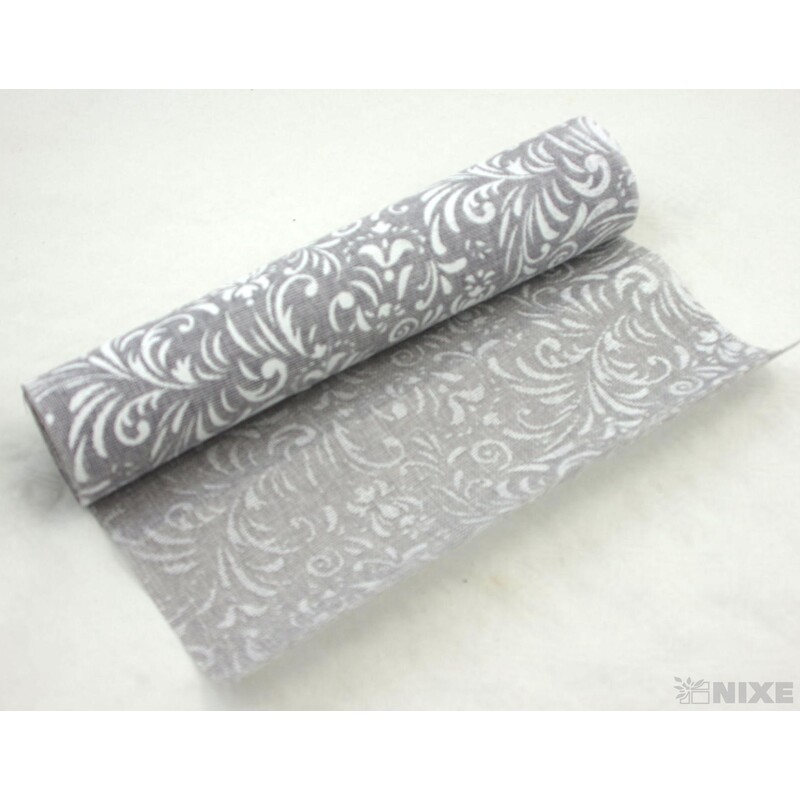 ROLE JUTA TISK 36cmx3m*ŠEDÁ