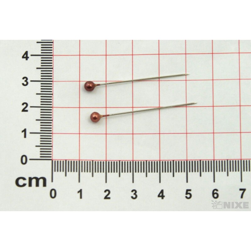 ŠPENDLÍK PL 4mmx4cm 144ks*HNĚDÁ