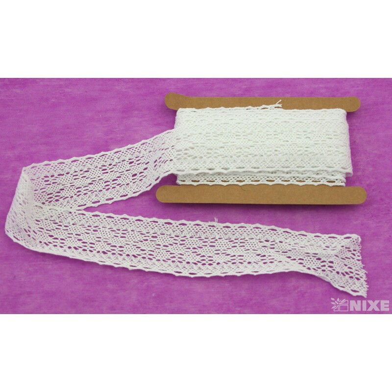 STUHA KRAJKA MIX 45mmx5yd*BÍLÁ