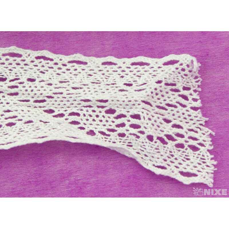 STUHA KRAJKA MIX 45mmx5yd*BÍLÁ