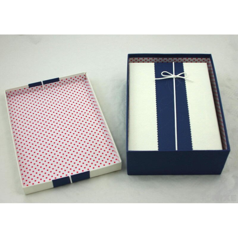 KRABICE 27x9x20cm 25x7X18 16x6x22*MODRÁ+KRÉMOVÁ