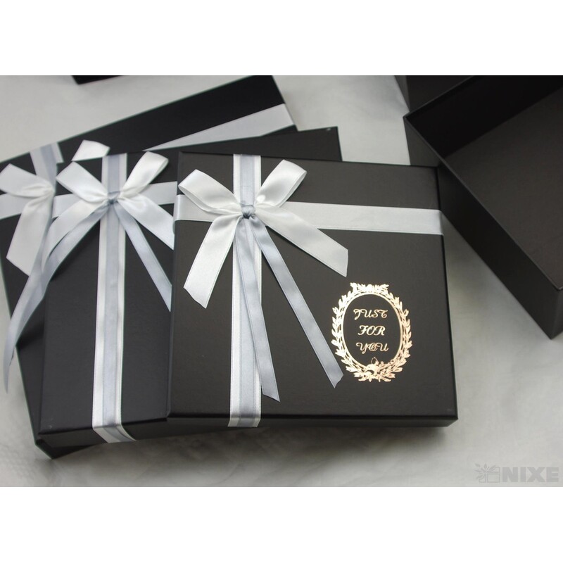 KRABICE 27x12x27cm 23x10x23 19x8x19*ČERNÁ