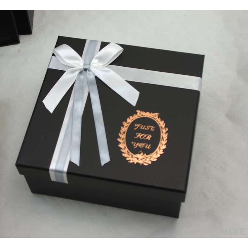 KRABICE 27x12x27cm 23x10x23 19x8x19*ČERNÁ