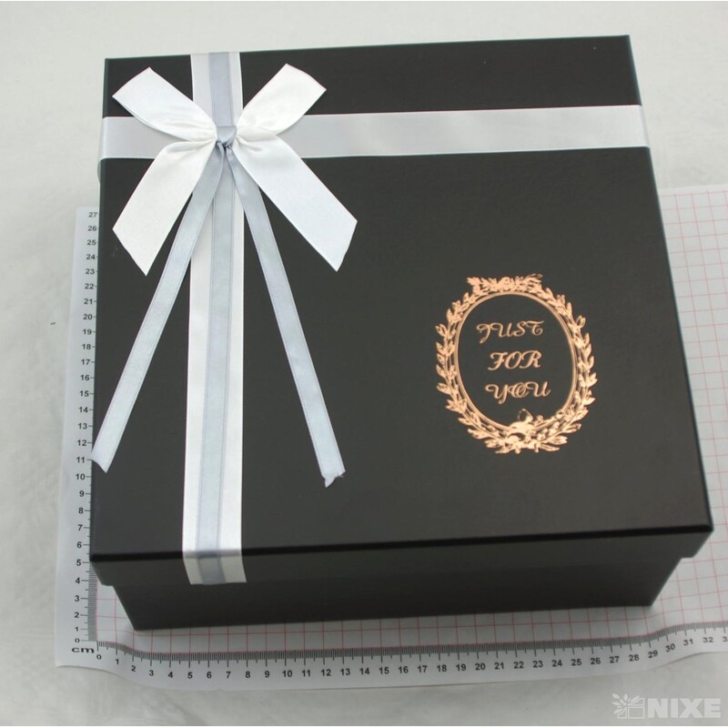 KRABICE 27x12x27cm 23x10x23 19x8x19*ČERNÁ