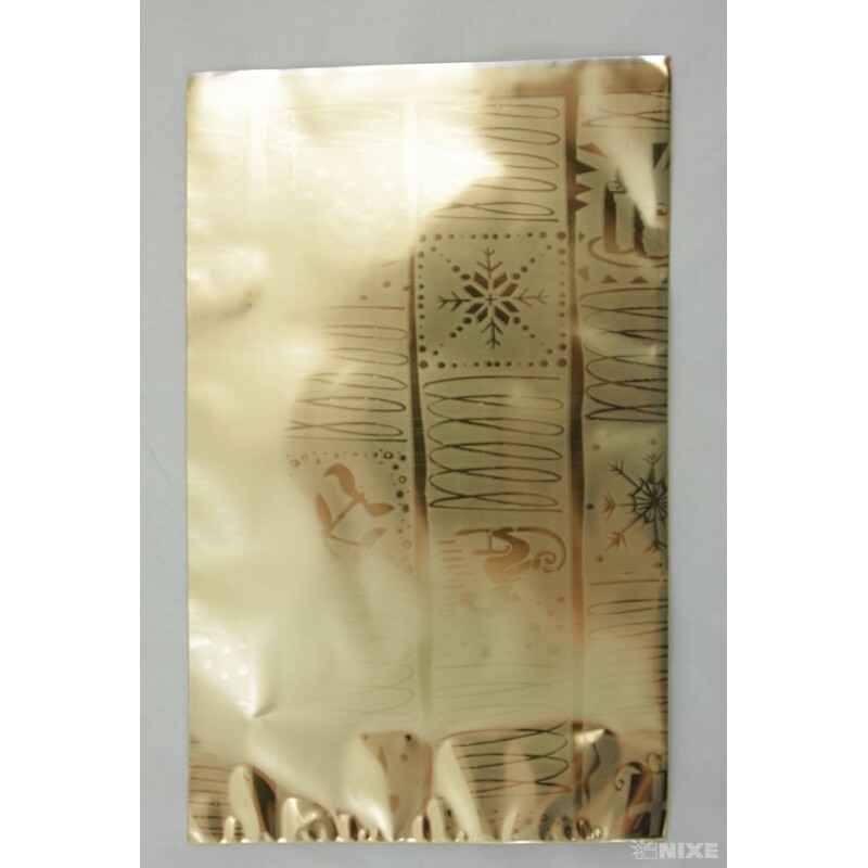 15x25cm ZIMA BT SÁČEK*ZLATÁ