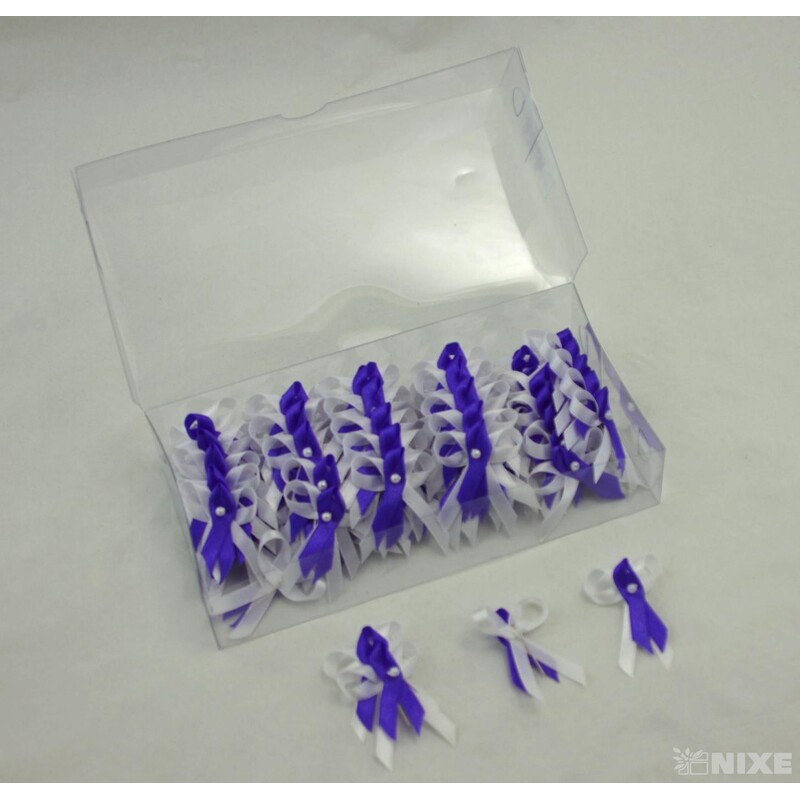 MAŠLIČKA 5cm 100ks*BÍLÁ+FIALOVÁ