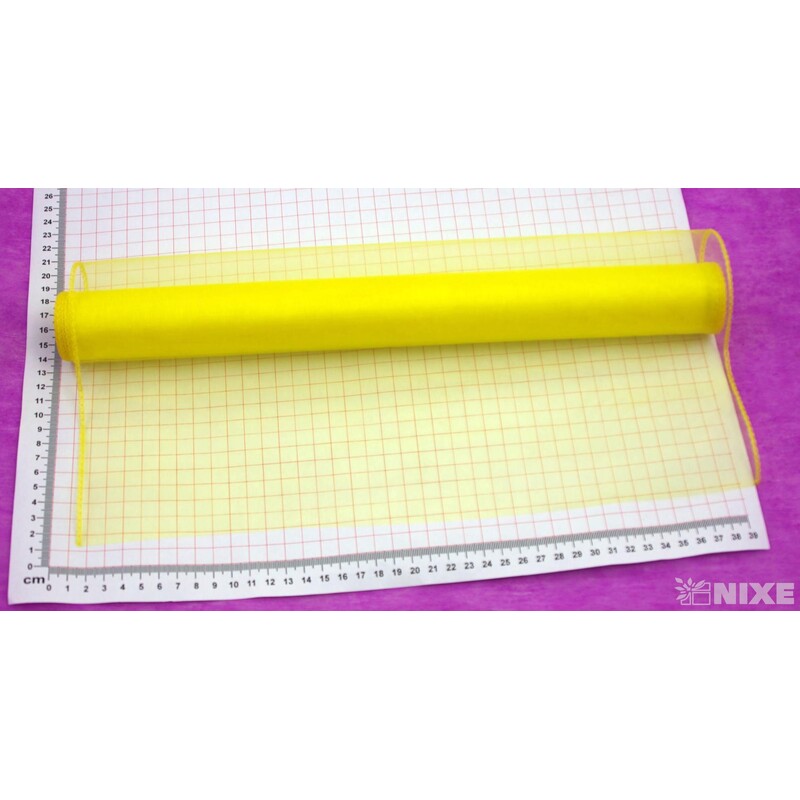 ORGANZA 39cmx8m*ŽLUTÁ