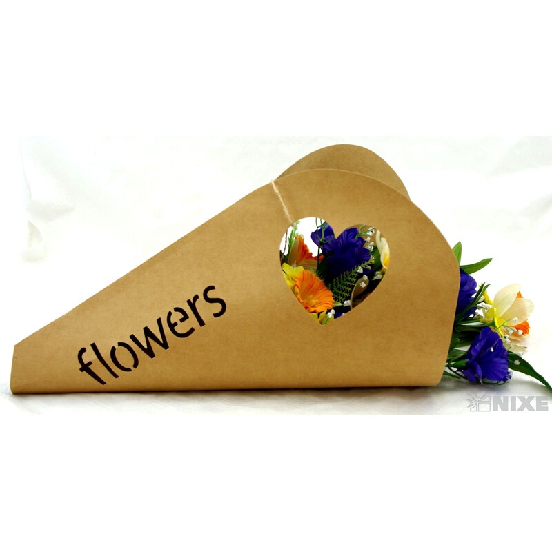 TAŠKA NA KVĚTY 44cm*PŘÍRODNÍ