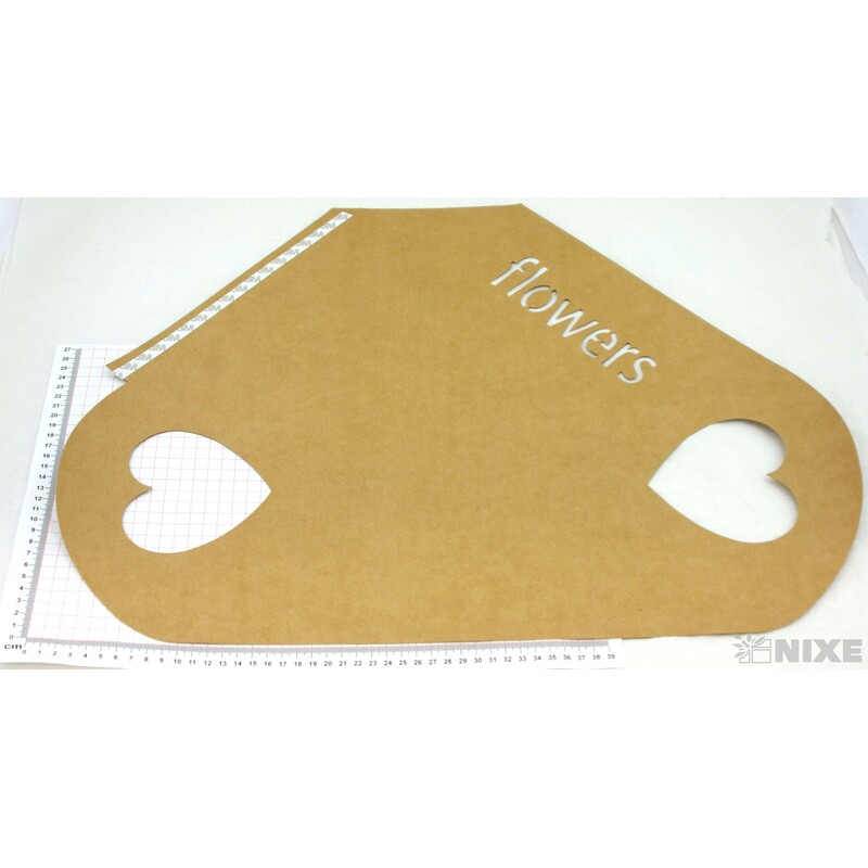 TAŠKA NA KVĚTY 44cm*PŘÍRODNÍ