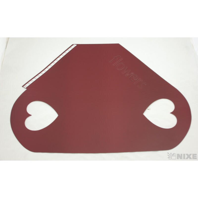 TAŠKA NA KVĚTY 44cm*BORDOVÁ