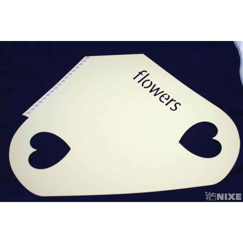 TAŠKA NA KVĚTY 44cm*KRÉMOVÁ