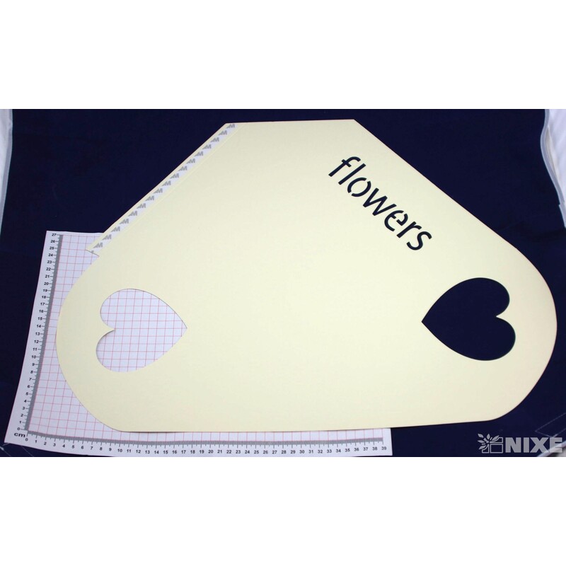 TAŠKA NA KVĚTY 44cm*KRÉMOVÁ