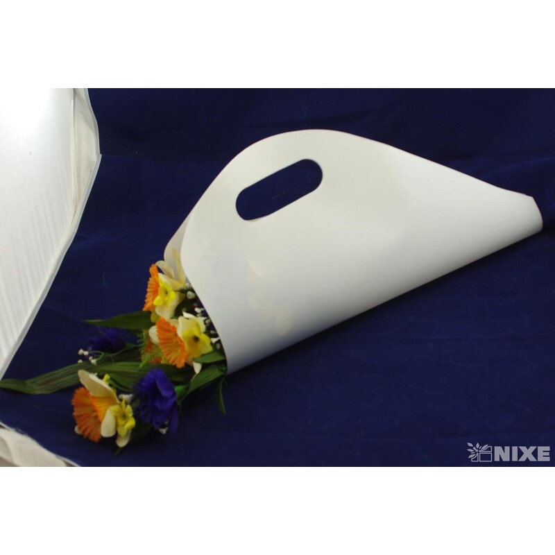 TAŠKA NA KVĚTY 50cm*BÍLÁ