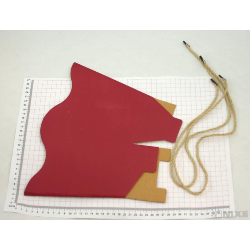 TAŠKA NA KVĚTY 20cm*BORDOVÁ