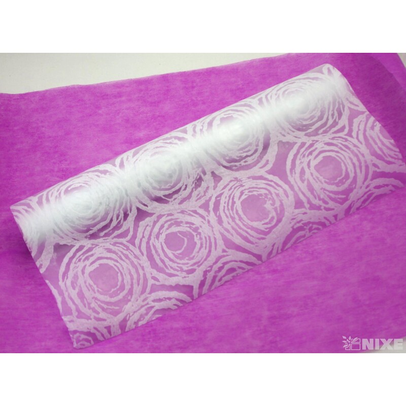 ROLE RŮŽE 50cmx5yd*BÍLÁ
