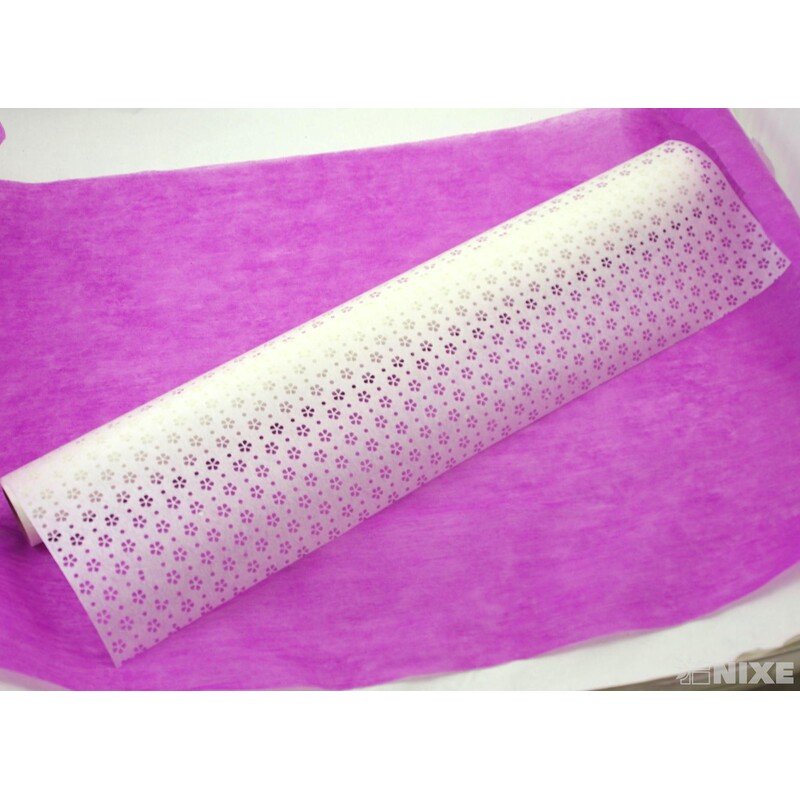 ROLE KVĚT 60cmx5yd*KRÉMOVÁ