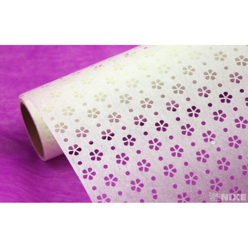 ROLE KVĚT 60cmx5yd*KRÉMOVÁ