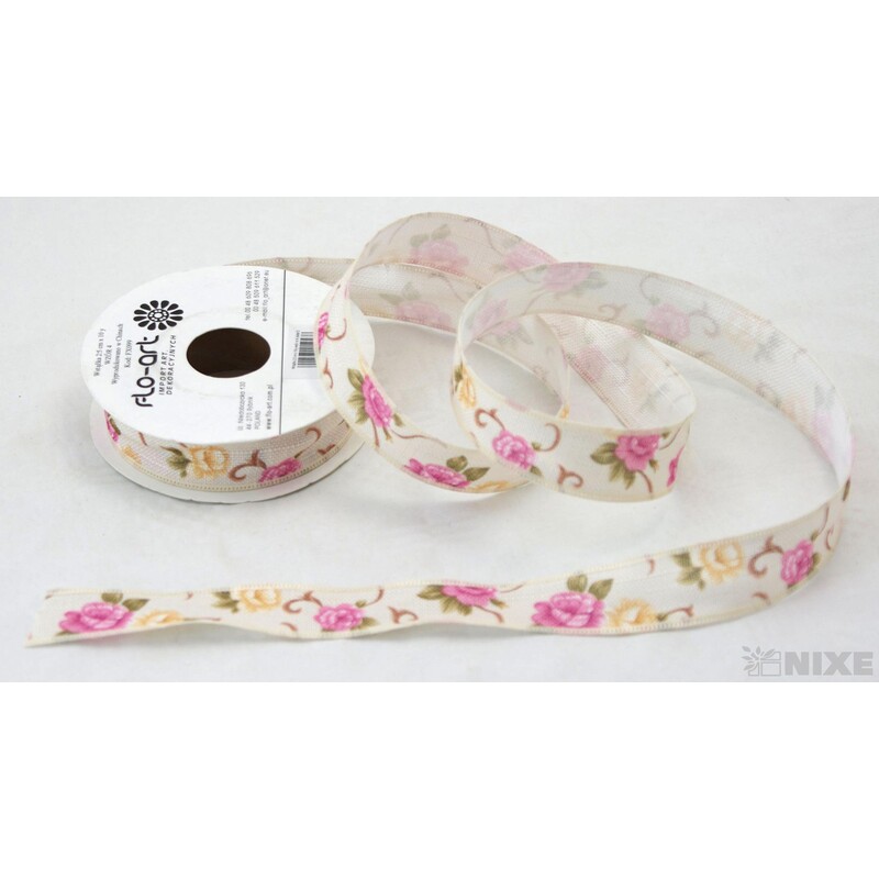 STUHA KVĚT 25mmx10yd*MIX BAREV