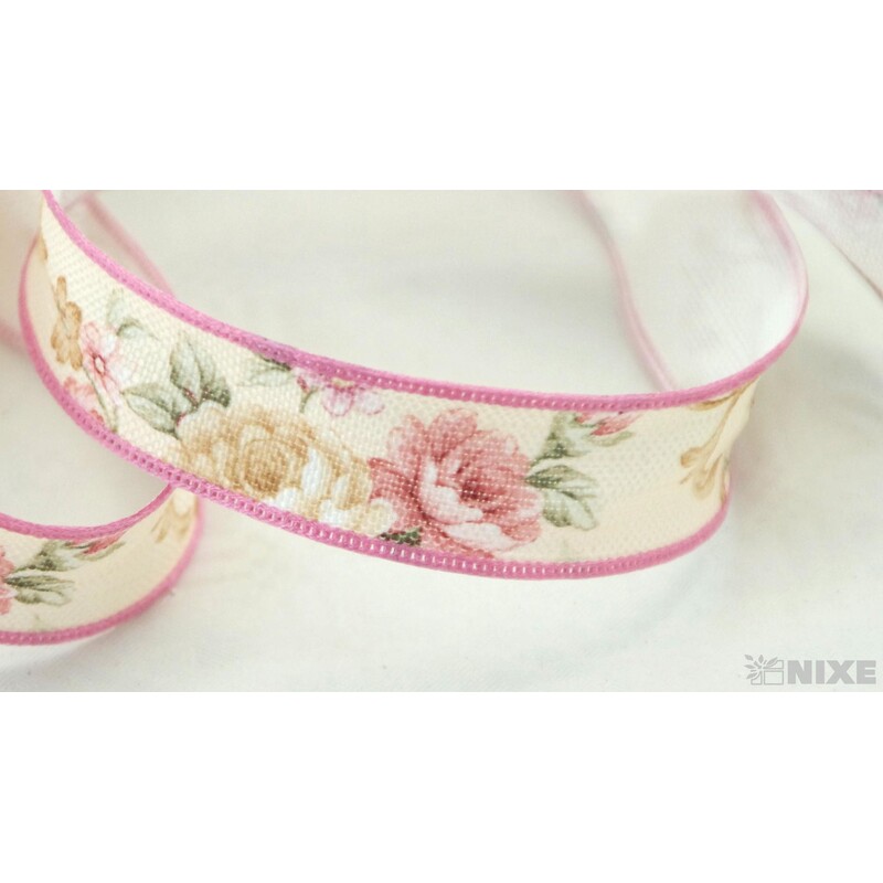 STUHA KVĚT 25mmx10yd*MIX BAREV