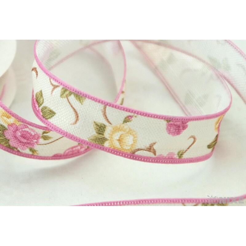 STUHA KVĚT 25mmx10yd*MIX BAREV