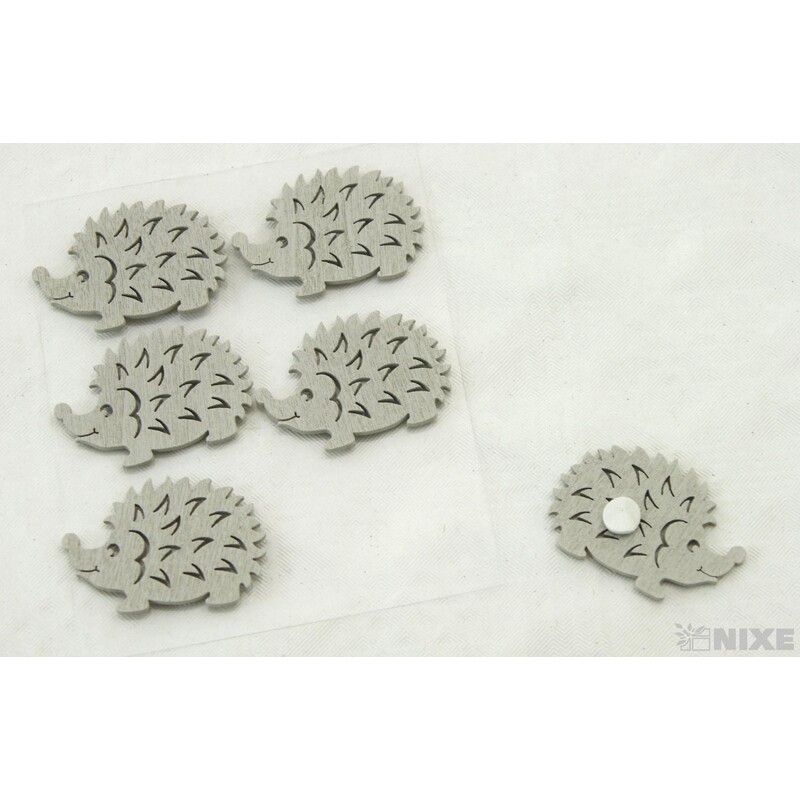 JEŽEK NALEPOVACÍ 4x2,5cm 6ks*